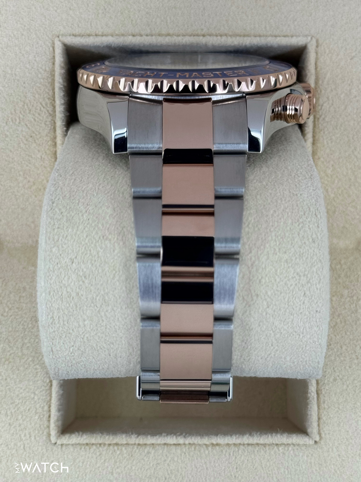 2020 Rolex Yacht-Master II 44mm 116681 Two-Tone White Dial