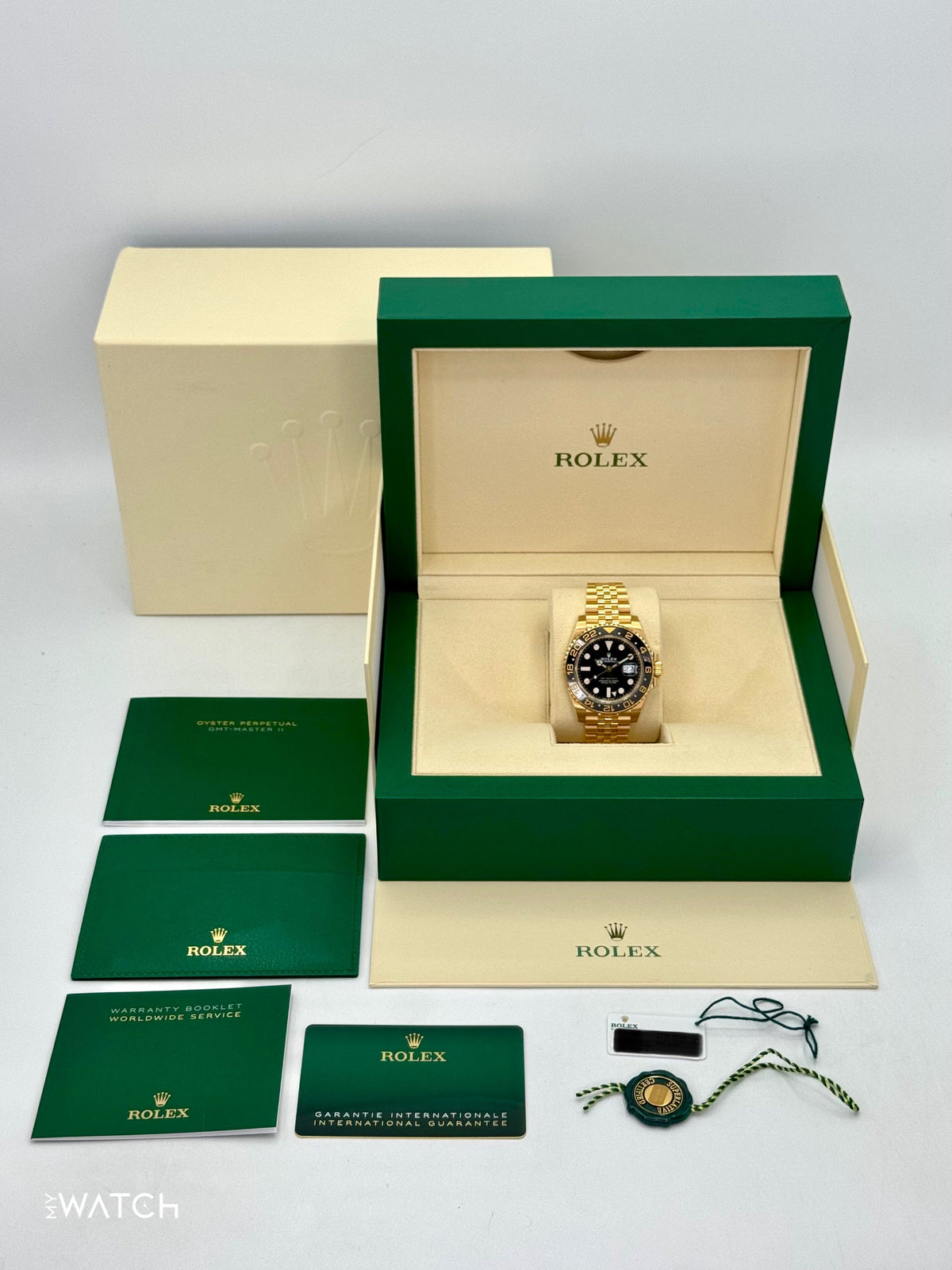2024 Rolex GMT-Master II 40mm 126718GRNR Jubilee Black Dial