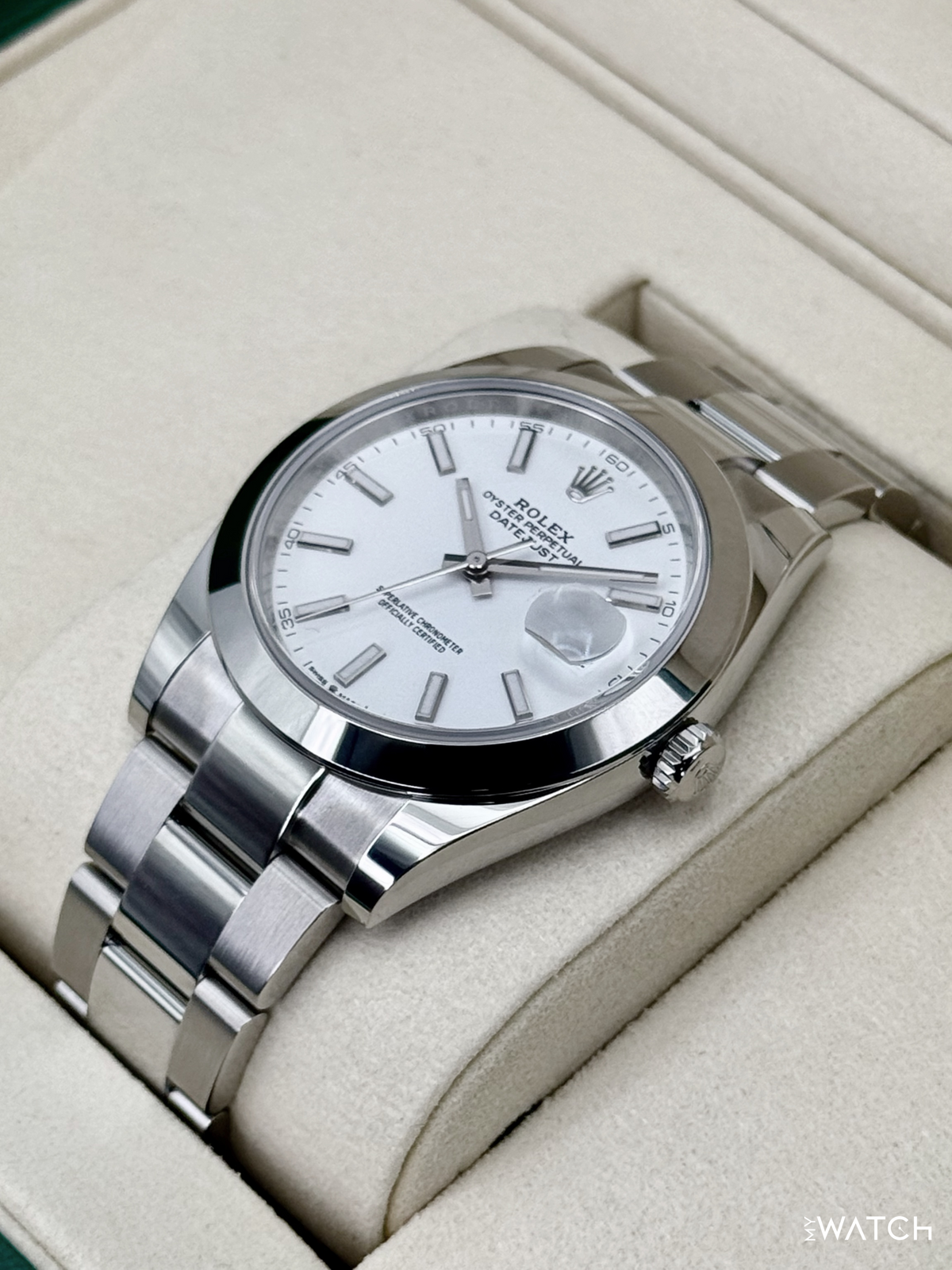 NEW 2026 Rolex Datejust 41mm 126300 Stainless Steel Oyster White Dial