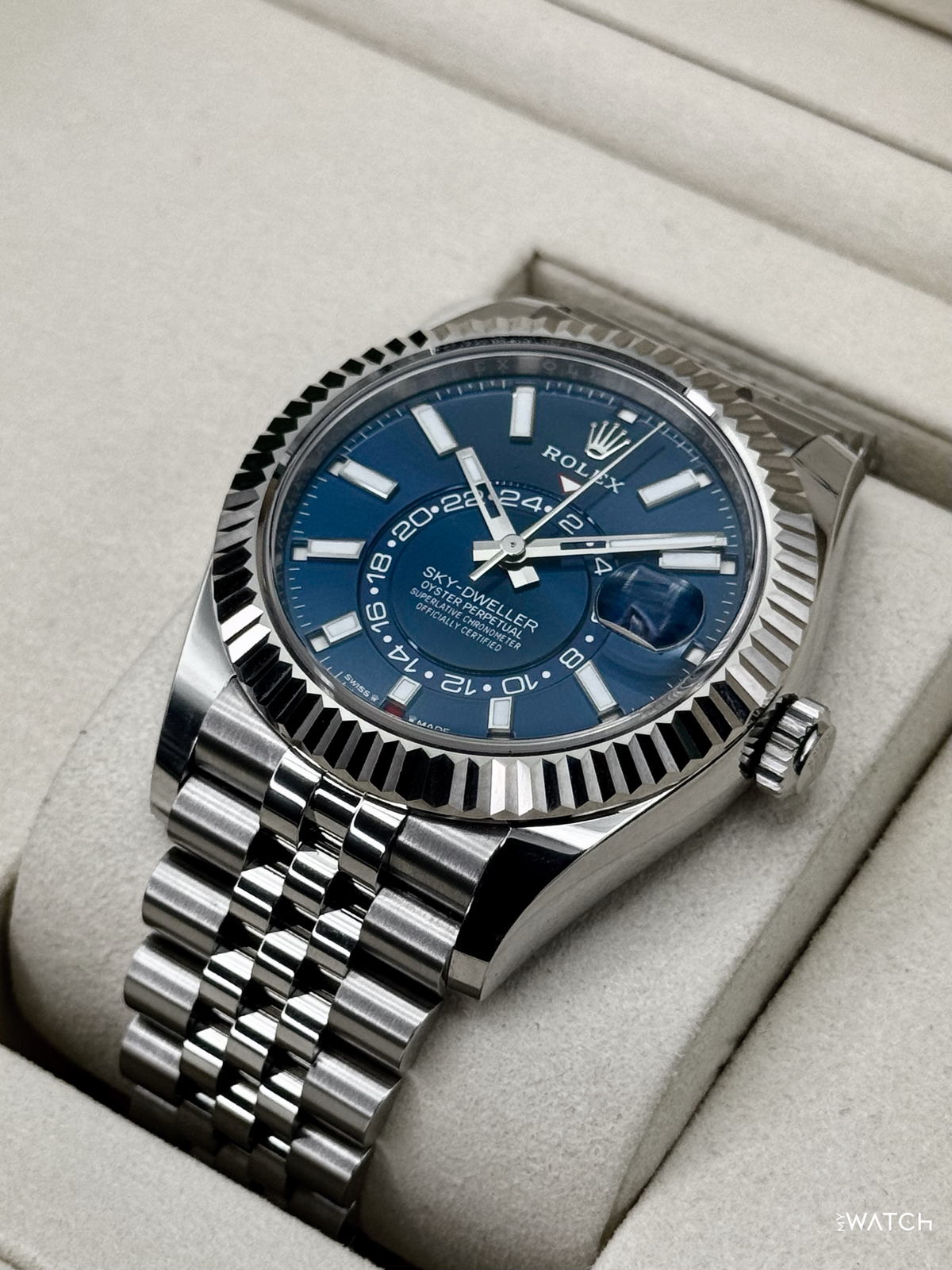 2025 Rolex Sky-Dweller 42mm 336934 Jubilee Blue Dial