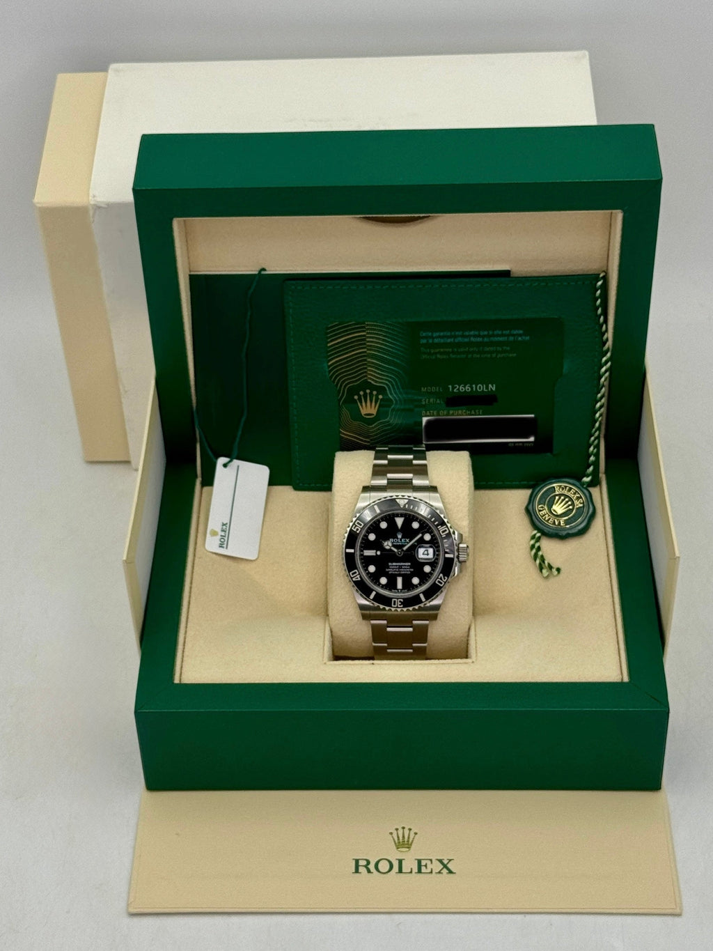 NEW OLD STOCK 2022 Rolex Submariner 41mm 126610LN Stainless Steel Black Dial