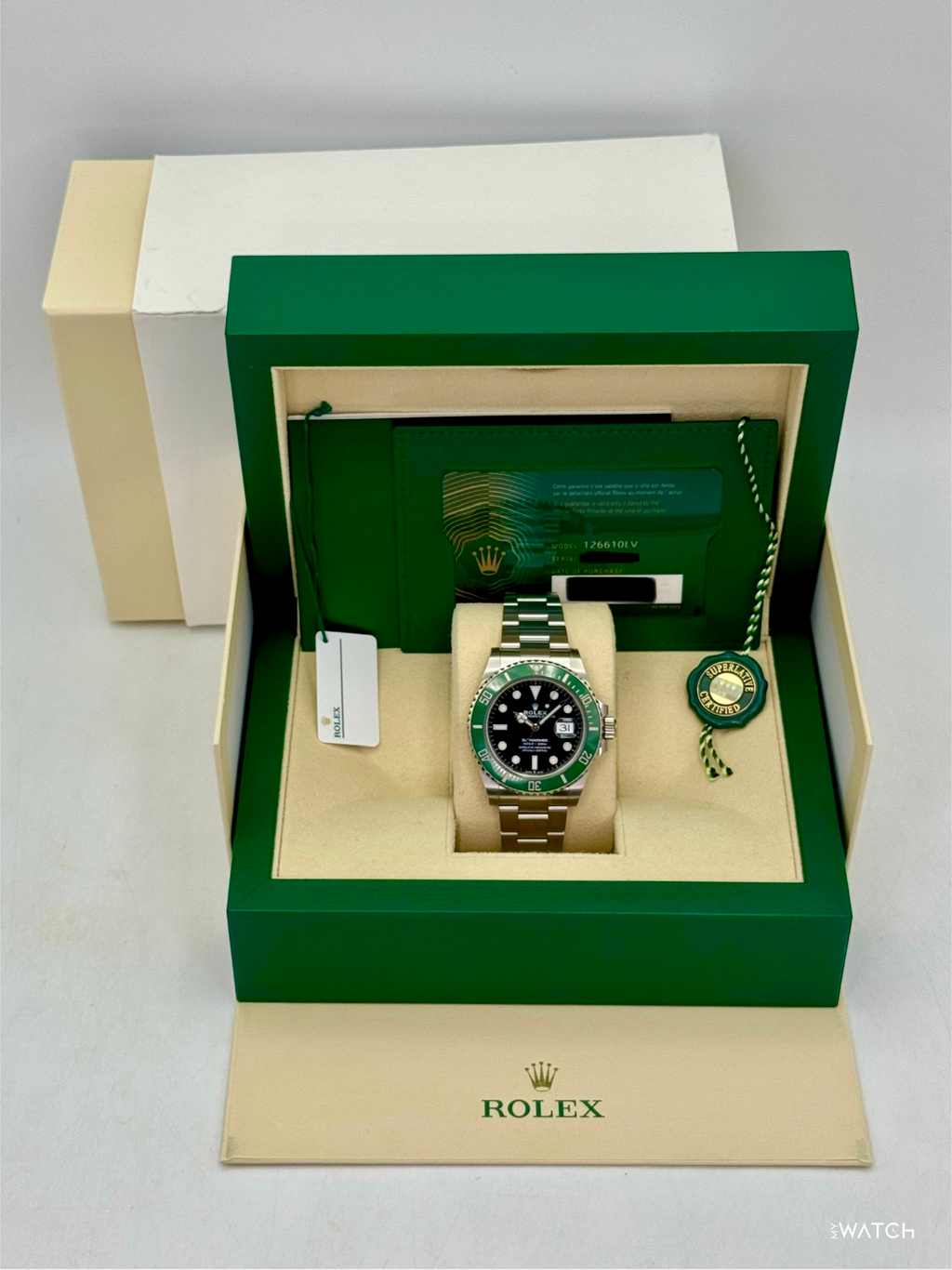 2021 Rolex Submariner "Starbucks" 41mm 126610LV Black Dial