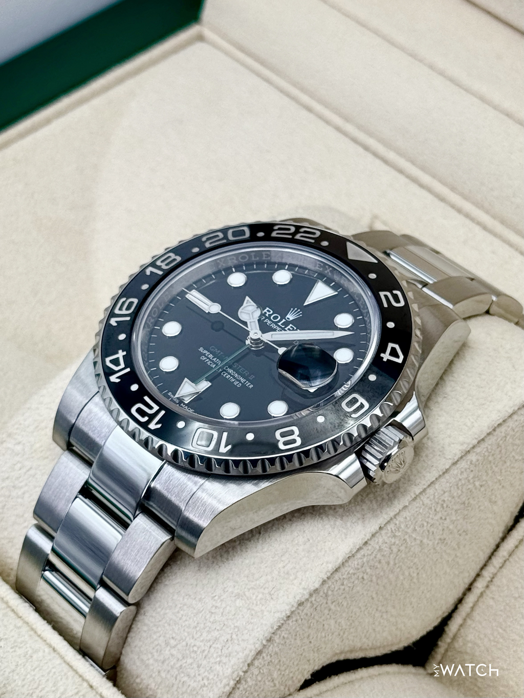 2018 Rolex GMT-Master II 40mm 116710LN Stainless Steel Black Dial