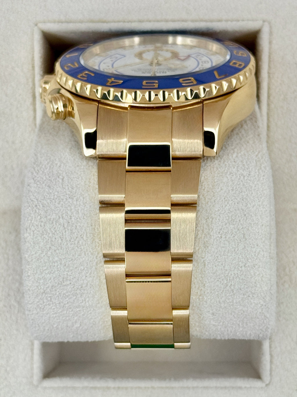 2023 Rolex Yacht-Master II 44mm 116688 18K Yellow Gold White Dial