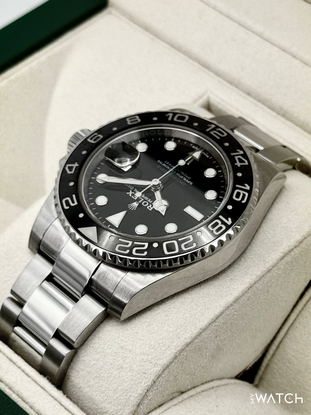 2018 Rolex GMT-Master II 40mm 116710LN Stainless Steel Black Dial