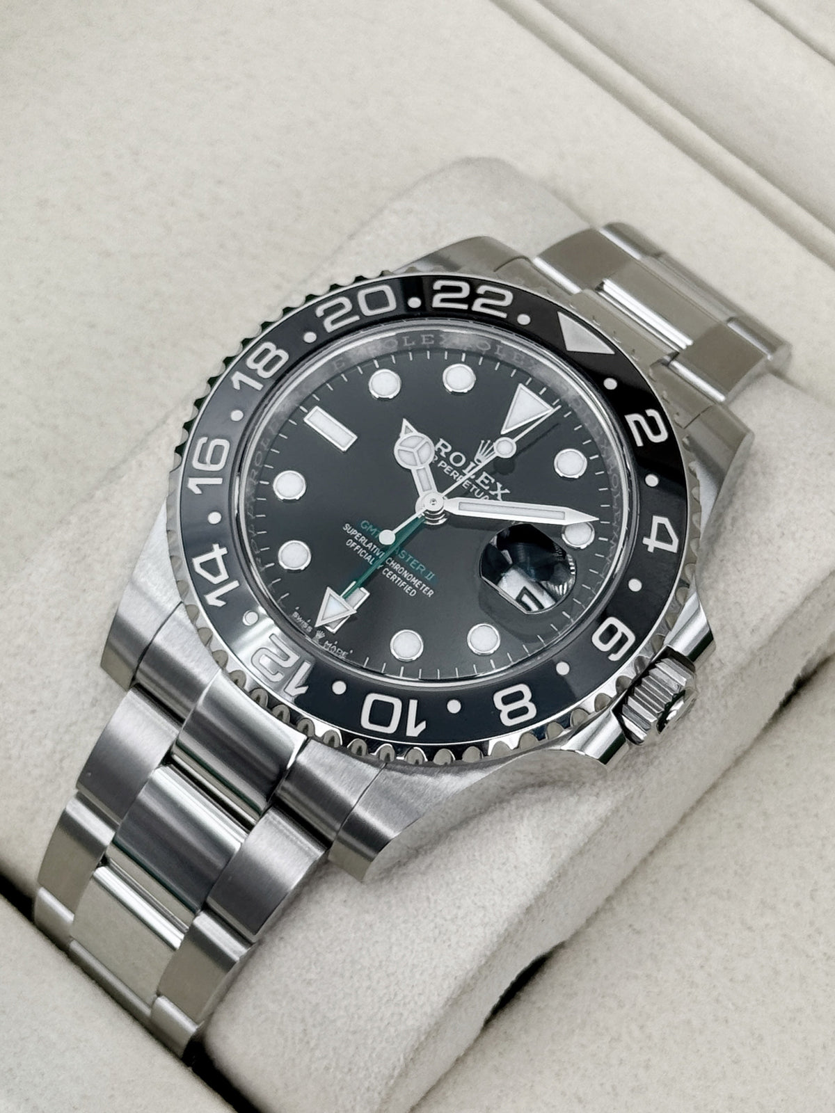 NEW 2026 Rolex GMT-Master II Bruce Wayne 40mm 126710GRNR Oyster (NEW STYLE CARD)
