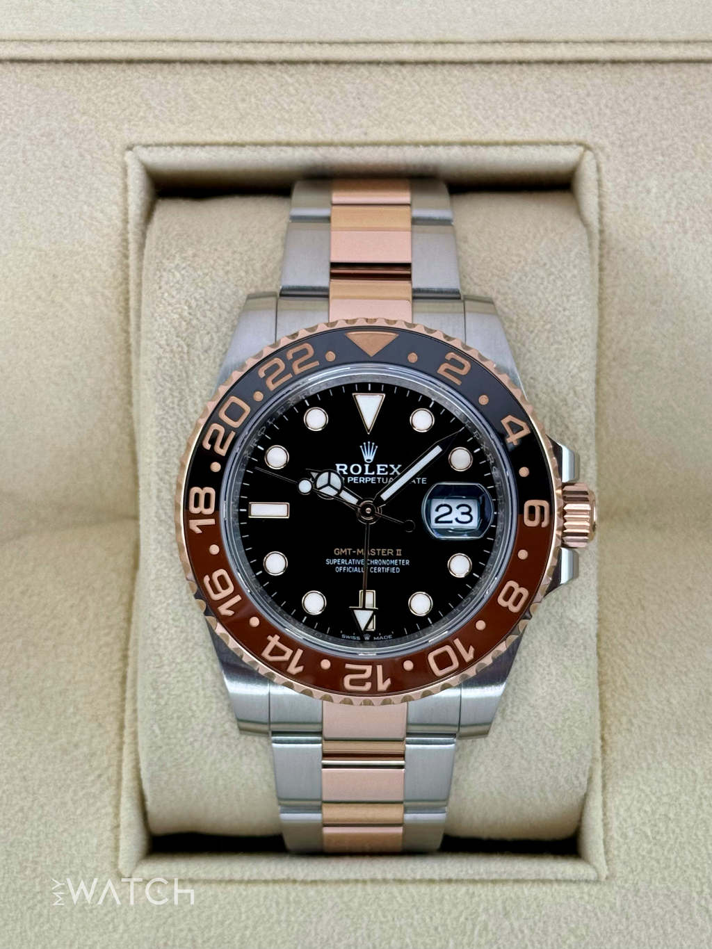2022 Rolex GMT-Master II "Rootbeer" 40mm 126711CHNR Two-Tone