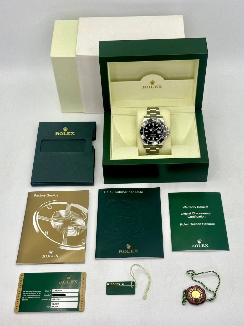 2013 Rolex Submariner 40mm 116610LN Stainless Steel Black Dial