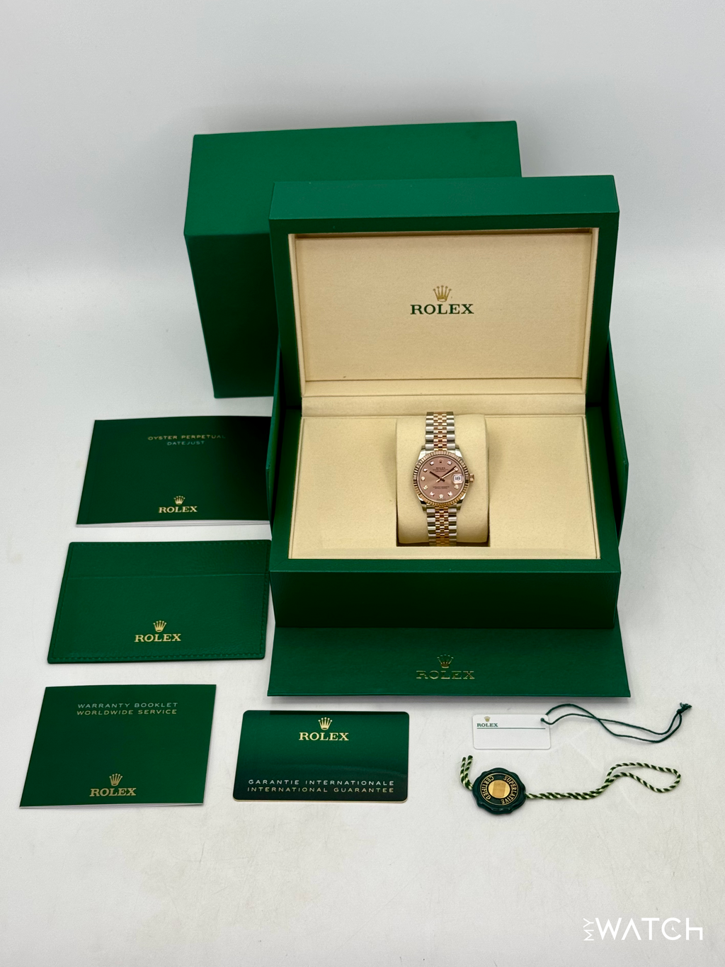 NEW 2026 Rolex Ladies Datejust 31mm 278271 Two-Tone Jubilee Pink Diamond Dial