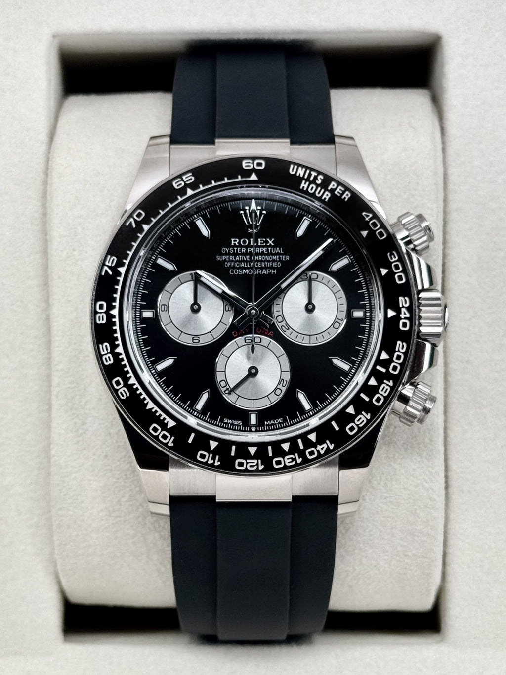 NEW 2026 Rolex Daytona "Baby Le Mans" 40mm 126519LN White Gold Black Dial