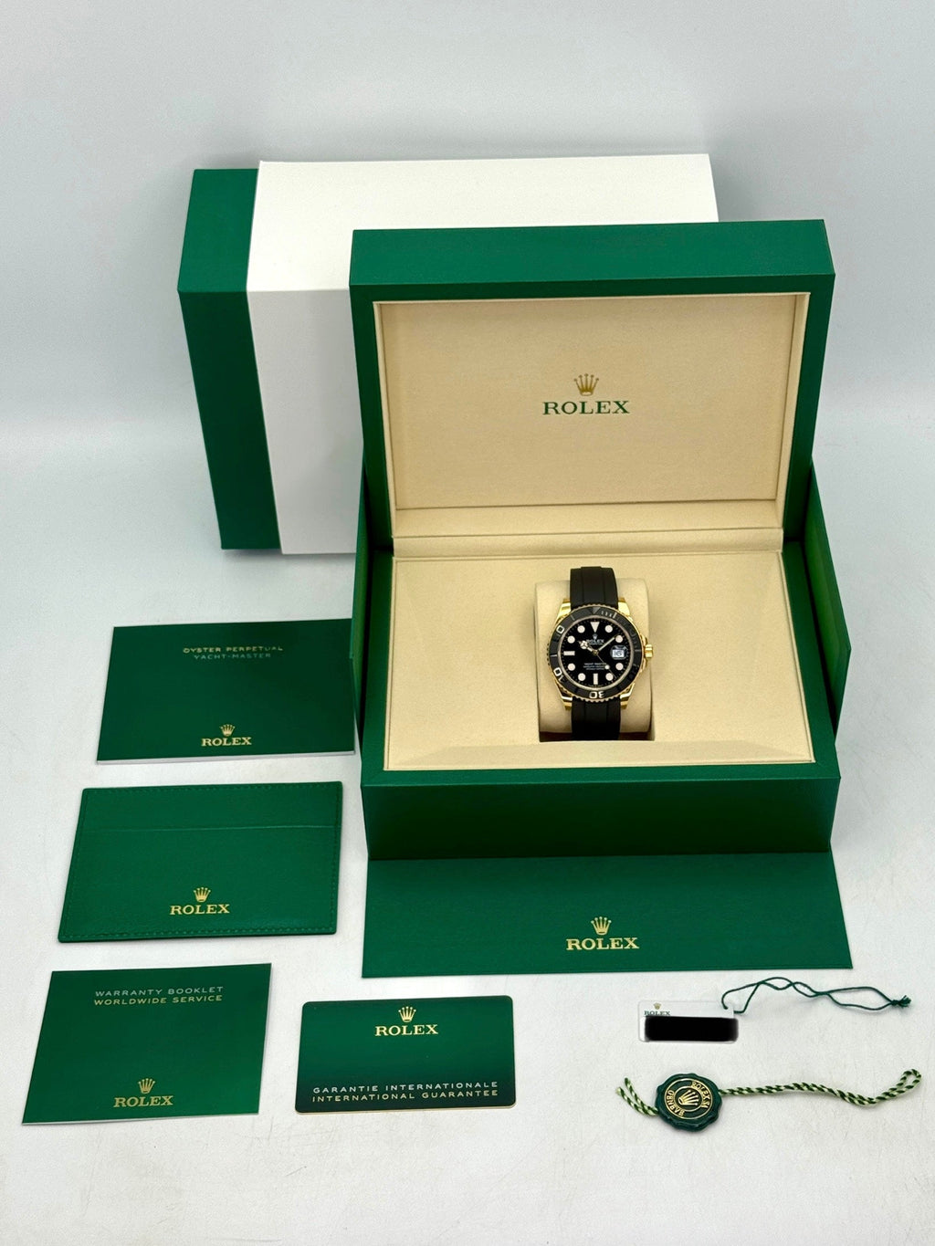 NEW 2026 Rolex Yacht-Master 42mm 226658 Gold Oysterflex Black Dial