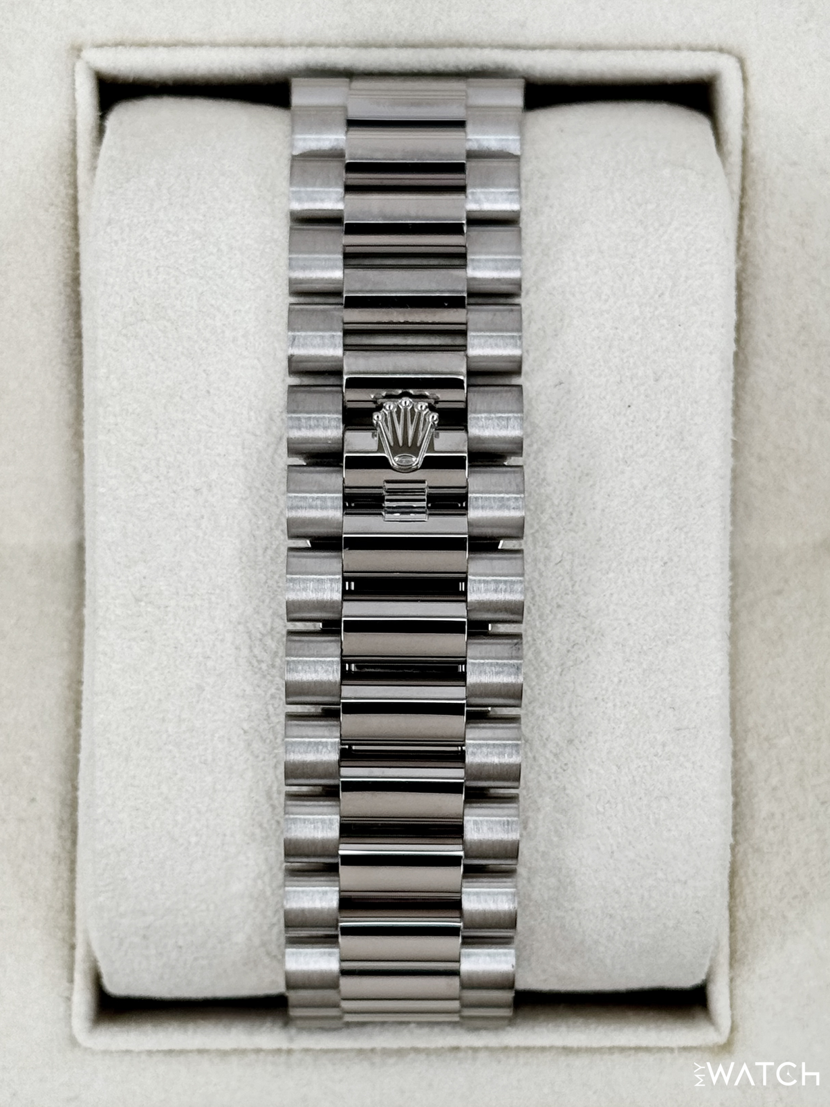 2023 Rolex Day-Date 40mm 228349RBR Presidential Black Diamond Baguette Dial