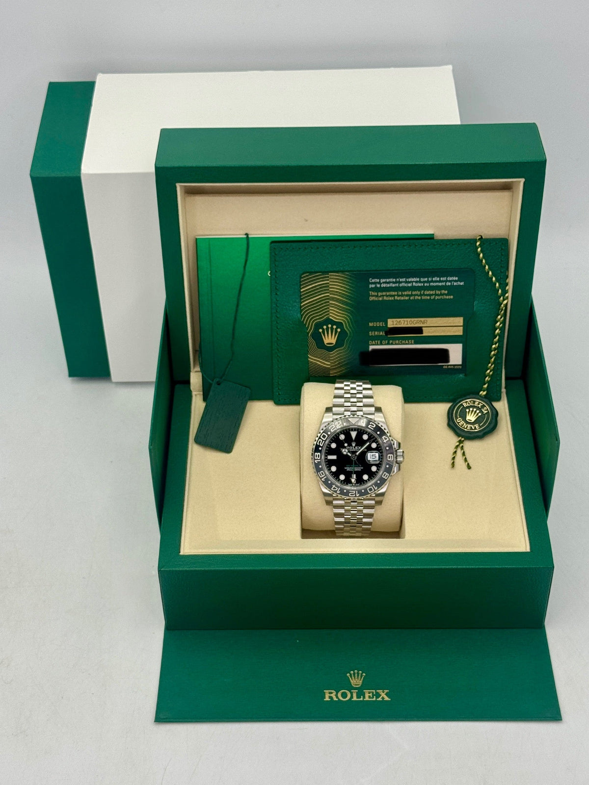 NEW 2026 Rolex GMT-Master II "Bruce Wayne" 40mm 126710GRNR Jubilee (STICKERED)