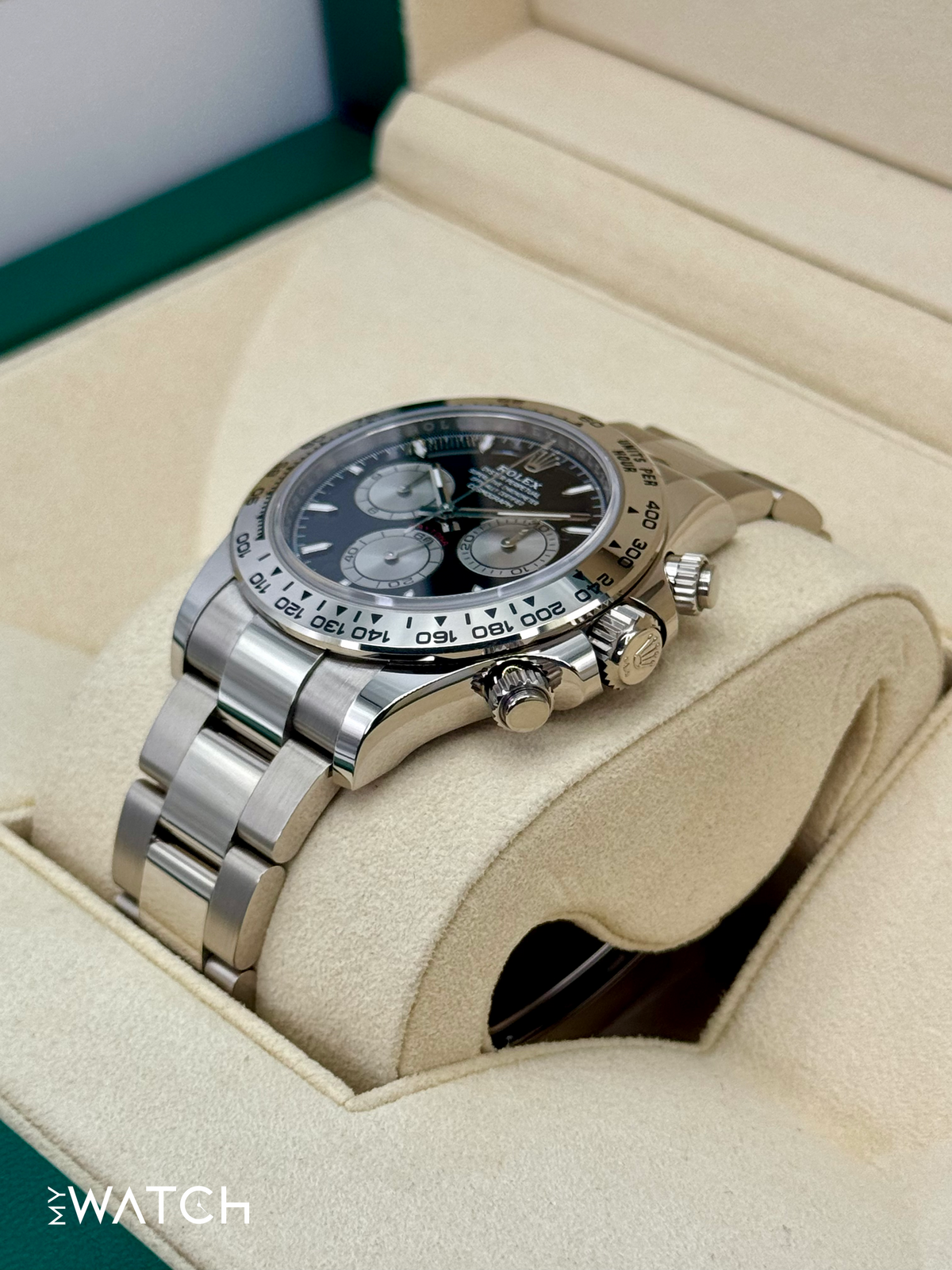 2023 Rolex Daytona 40mm 126509 White Gold Black Dial