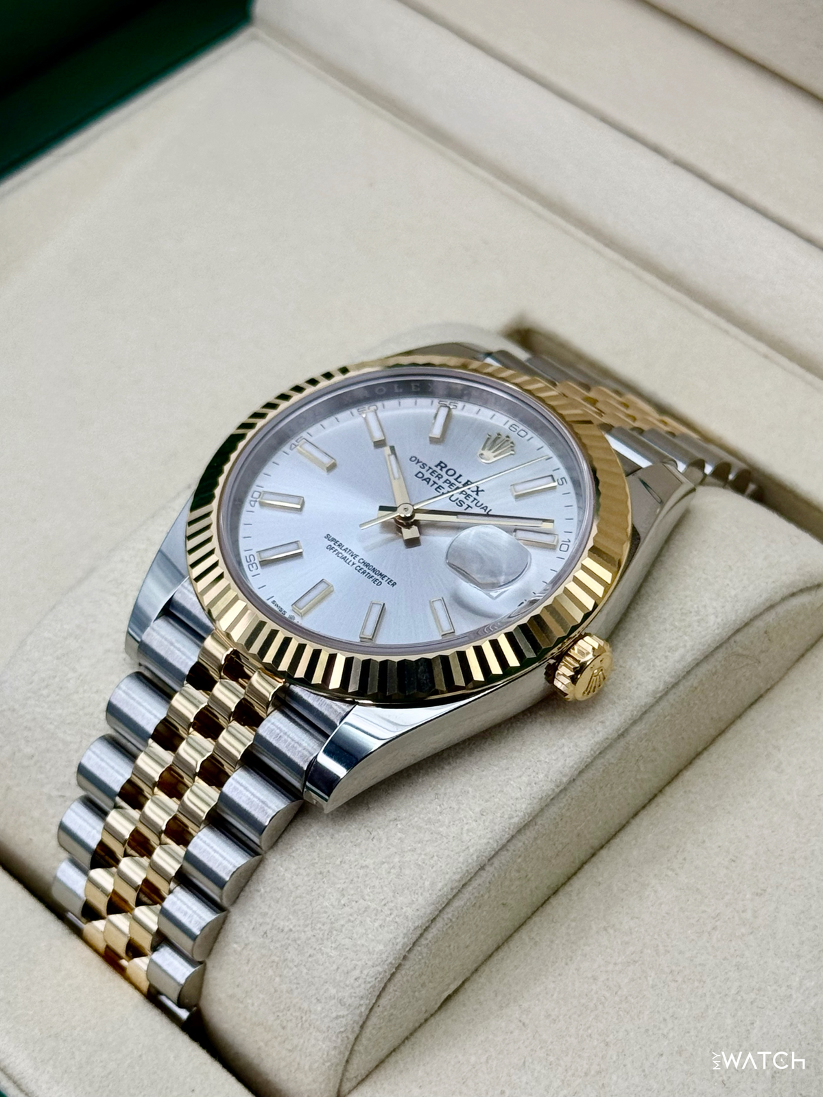 2025 Rolex Datejust 41mm 126333 Two-Tone Jubilee Silver Dial