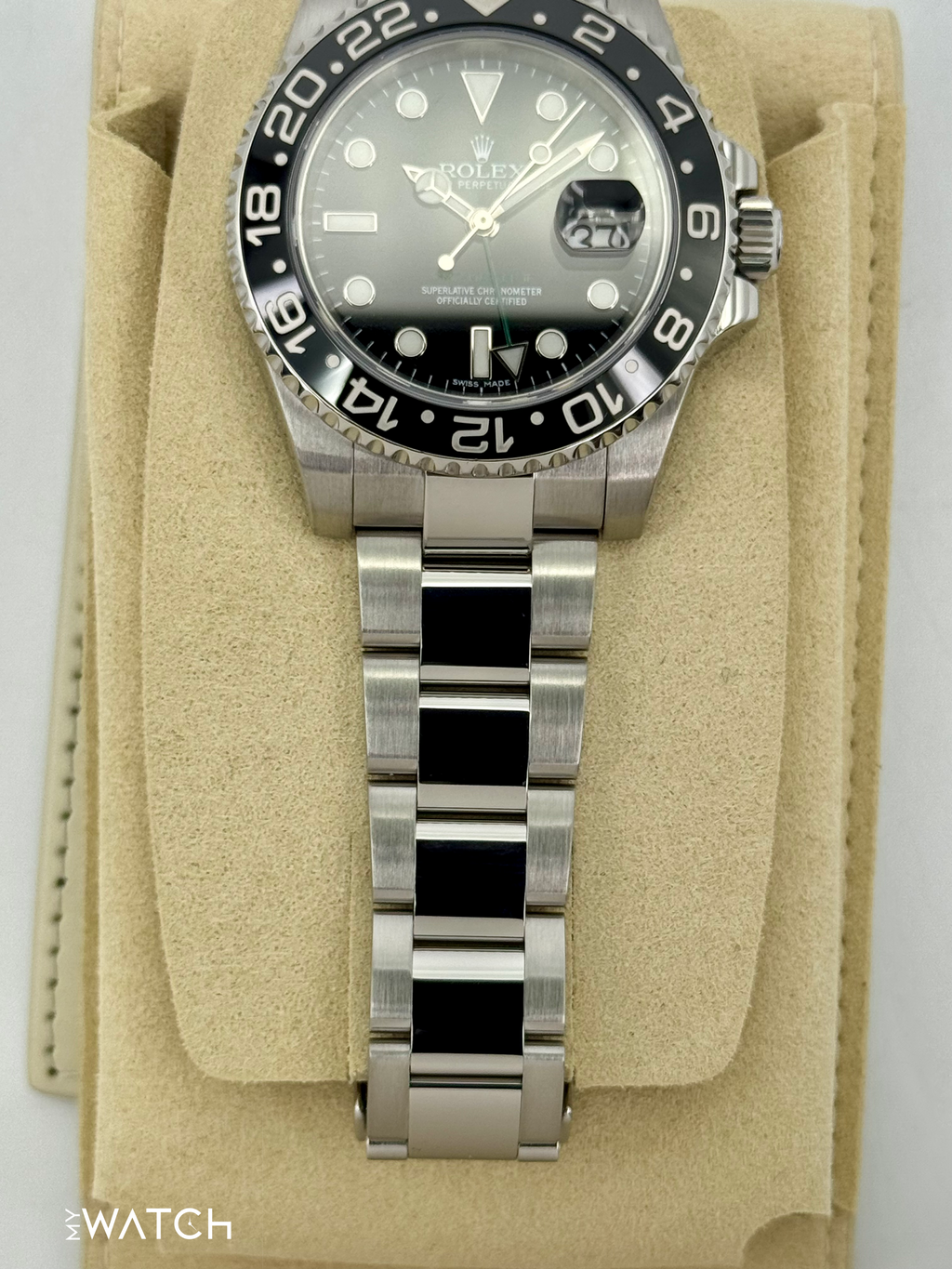 2024 CPO Rolex GMT-Master II 40mm 116710LN Black Dial