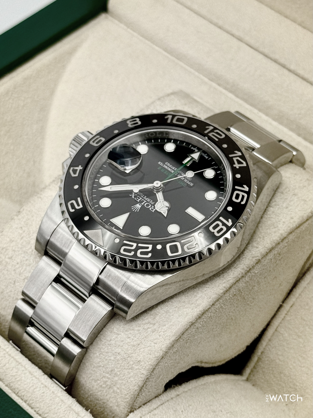2016 Rolex GMT-Master II 40mm 116710LN Stainless Steel Black Dial