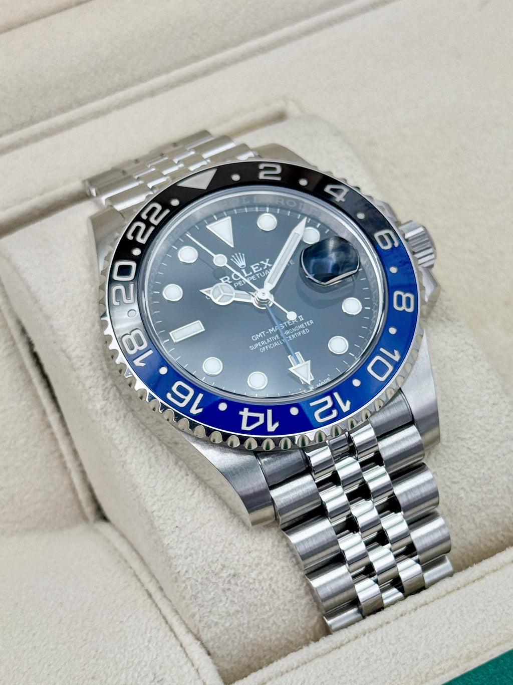 2019 Rolex GMT-Master II "Batgirl" 40mm 126710BLNR Jubilee