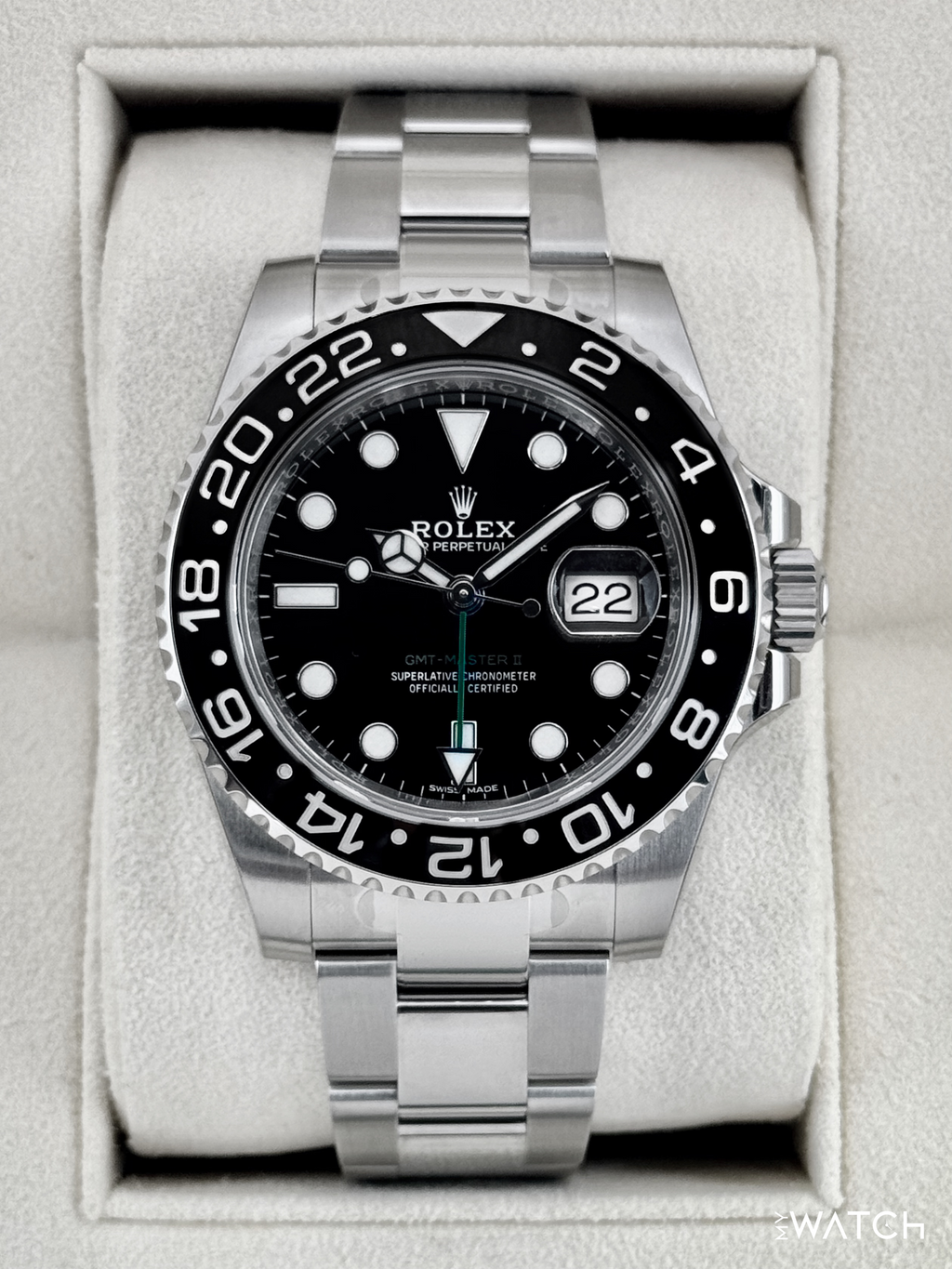 NEW OLD STOCK 2019 Rolex GMT-Master II 40mm 116710LN Stainless Steel Black Dial (STICKERED)