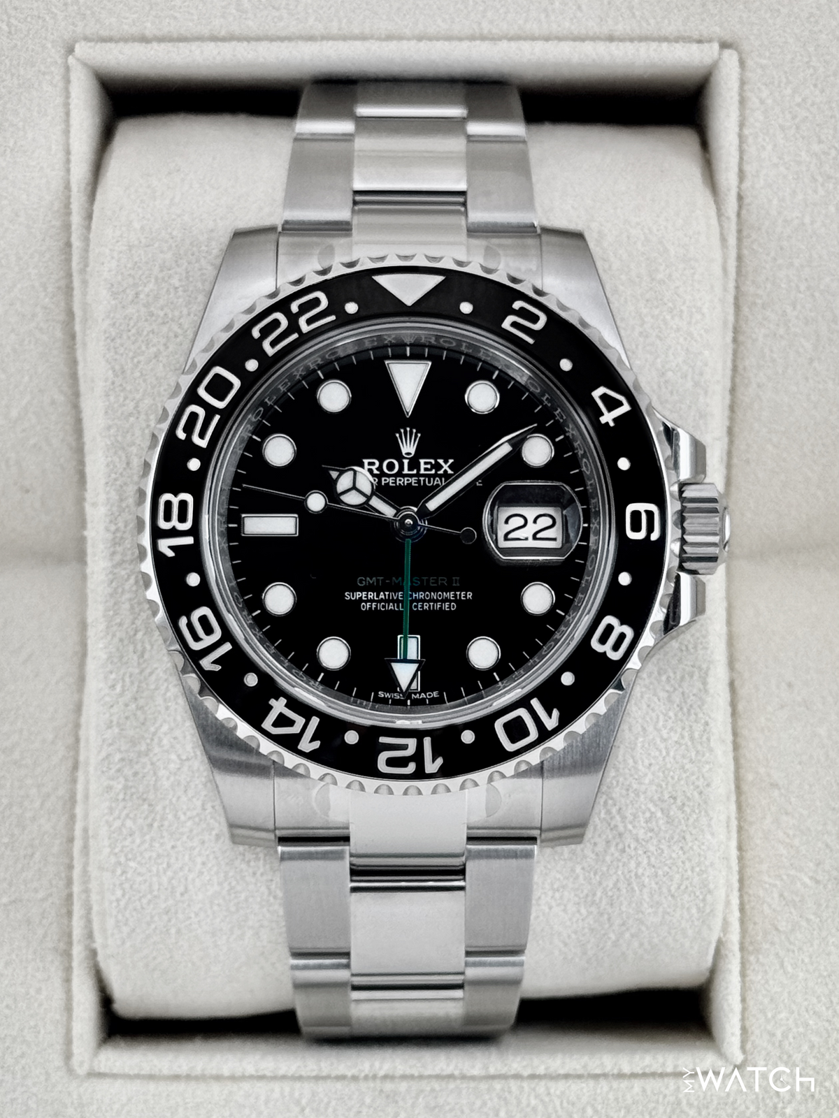 NEW OLD STOCK 2019 Rolex GMT-Master II 40mm 116710LN Stainless Steel Black Dial (STICKERED)