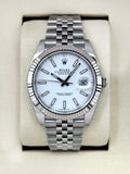 NEW 2026 Rolex Datejust 41mm 126334 Stainless Steel Jubilee White Dial