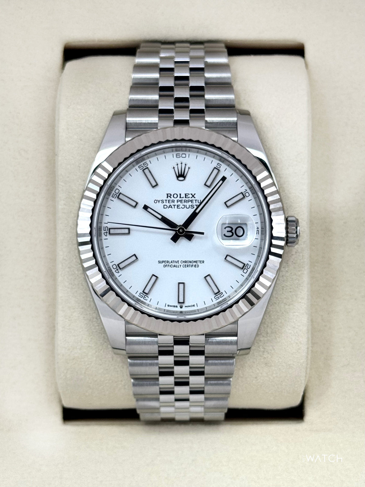 NEW 2026 Rolex Datejust 41mm 126334 Stainless Steel Jubilee White Dial