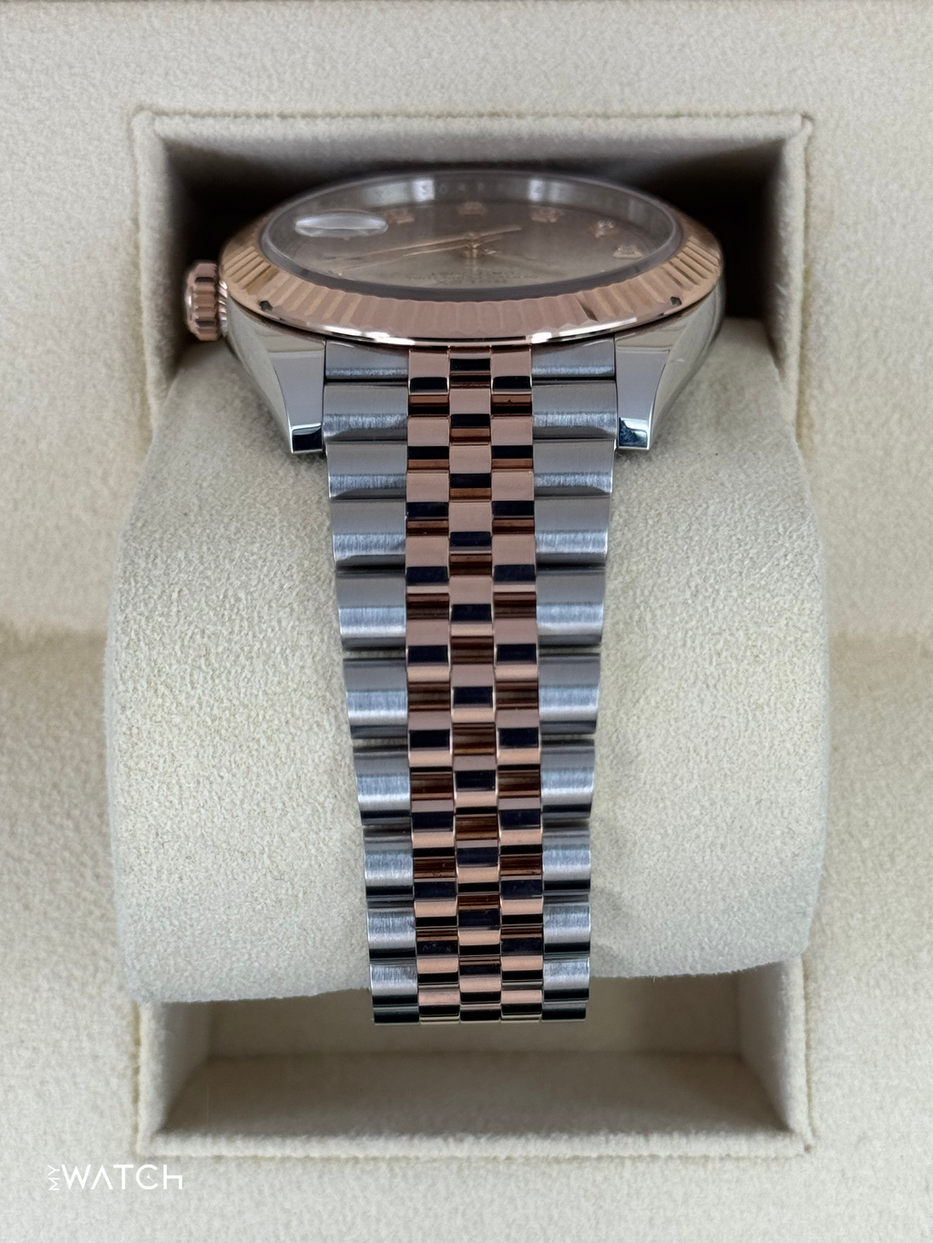 2022 Rolex Datejust 41mm 126331 Two-Tone Jubilee Sundust Diamond Dial