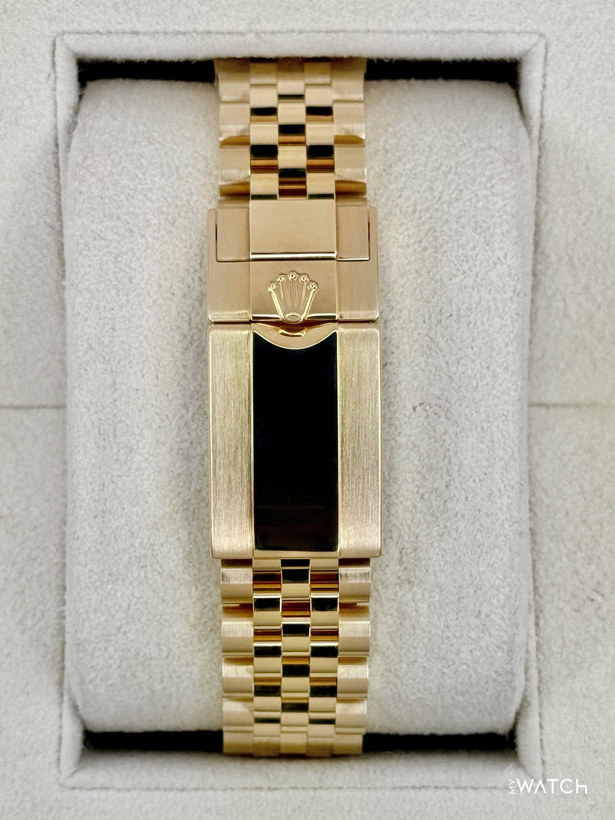2023 Rolex GMT-Master II 40mm 126718GRNR Yellow Gold Jubilee Black Dial