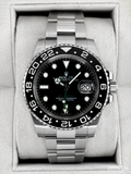 2016 Rolex GMT-Master II 40mm 116710LN Stainless Steel Black Dial