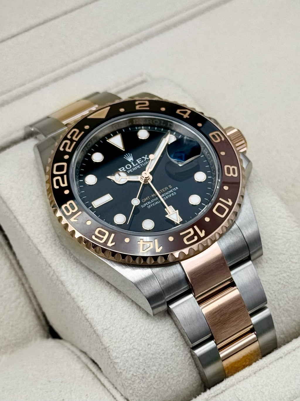 2024 Rolex GMT-Master II Rootbeer 40mm 126711CHNR Two-Tone