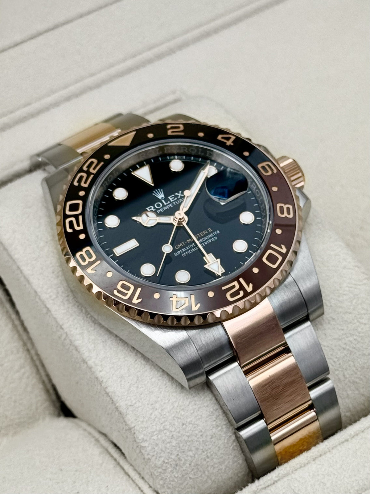 2024 Rolex GMT-Master II Rootbeer 40mm 126711CHNR Two-Tone