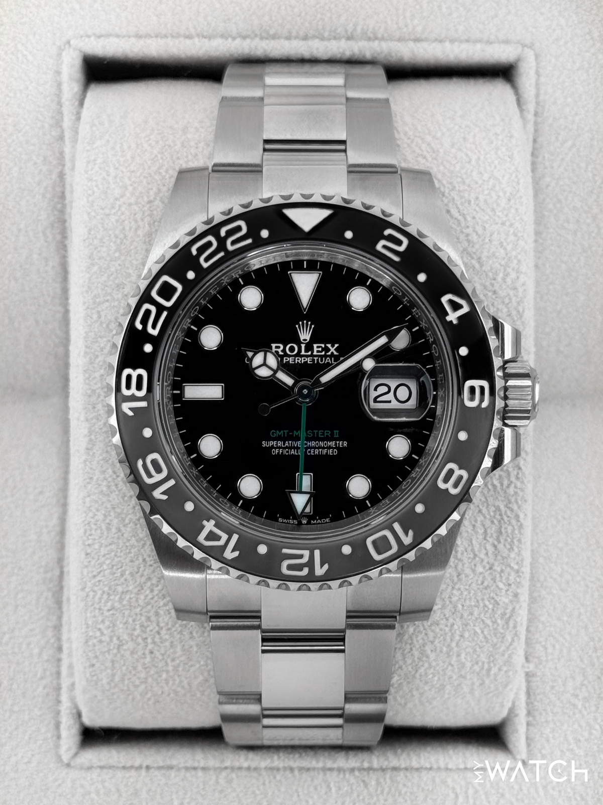 2024 Rolex GMT-Master II "Bruce Wayne" 40mm 126710GRNR Oyster
