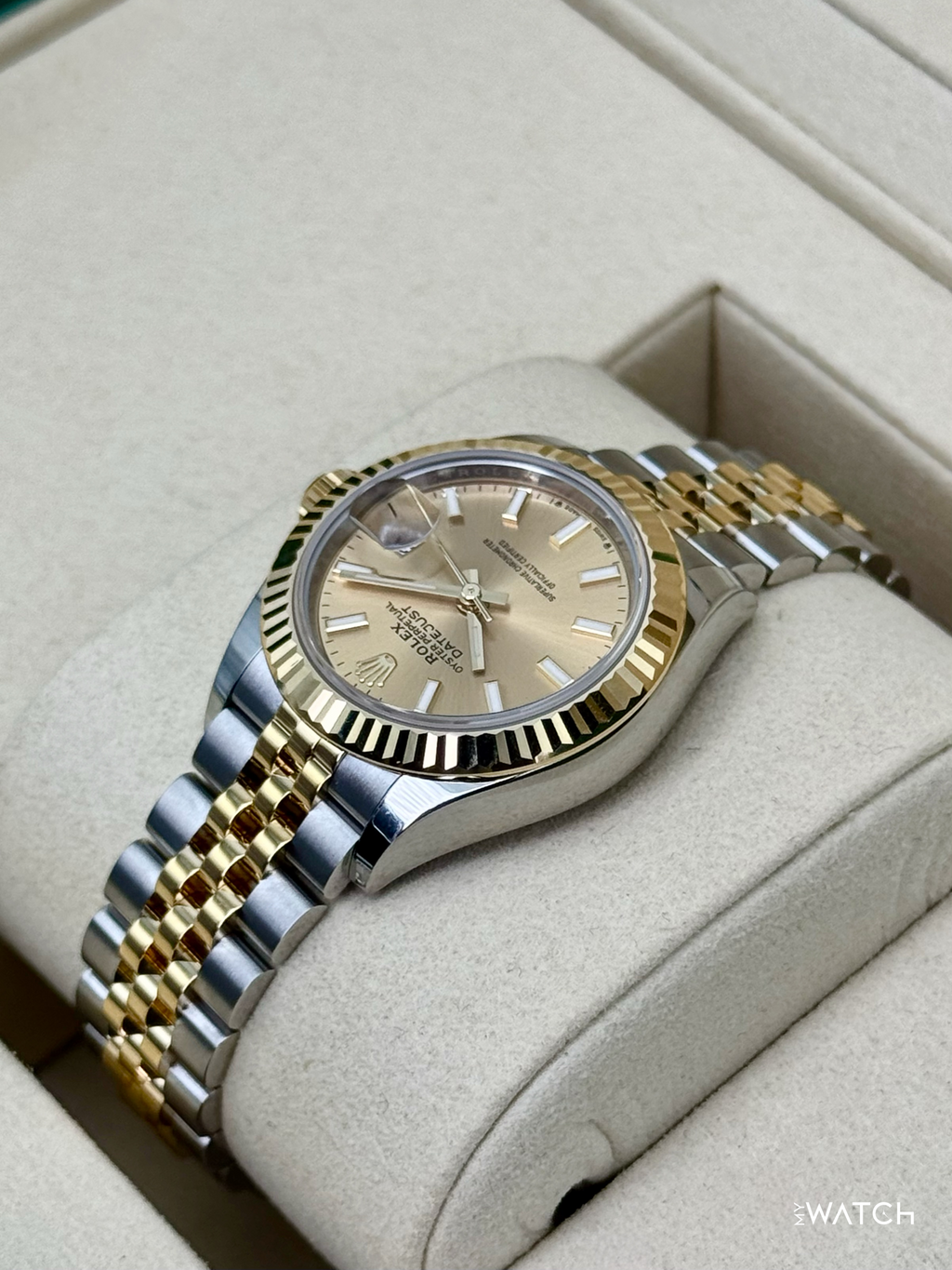 NEW 2026 Rolex Lady Datejust 28mm 279173 Jubilee Champagne Dial