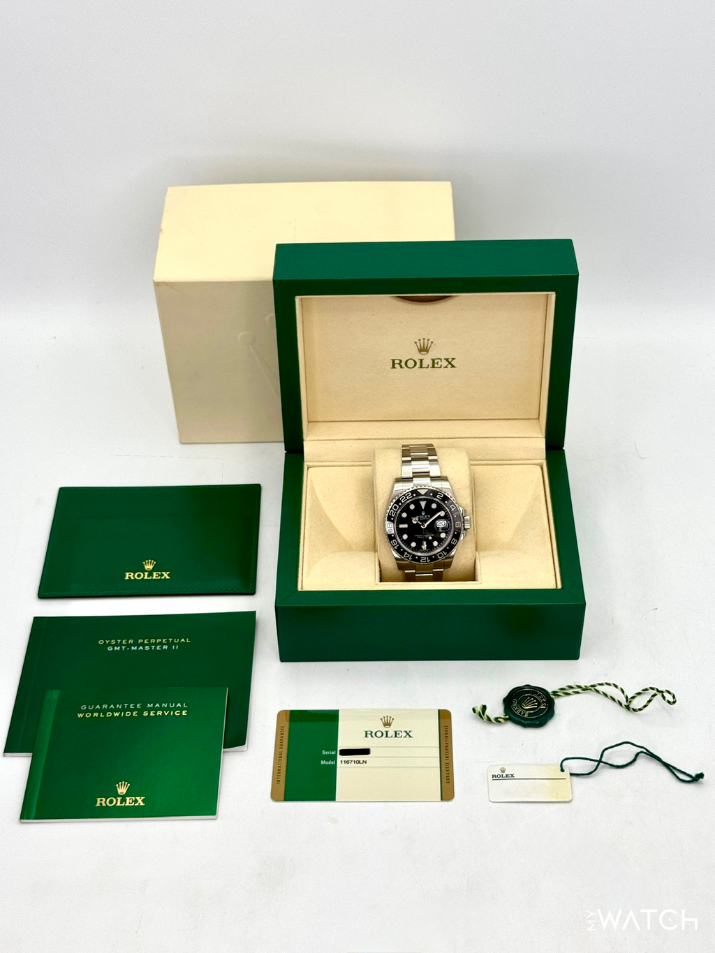 2016 Rolex GMT-Master II 40mm 116710LN Stainless Steel Black Dial