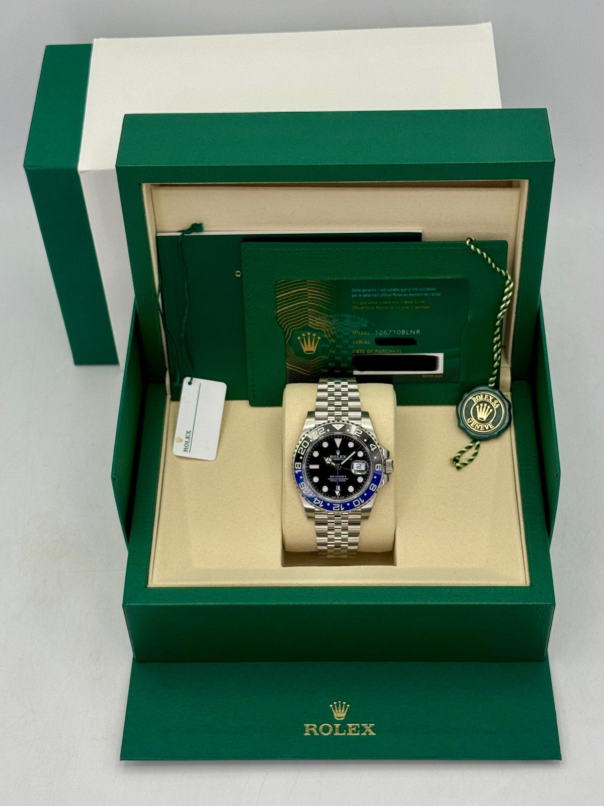 NEW 2026 Rolex GMT-Master II "Batgirl" 40mm 126710BLNR Jubilee (STICKERED)