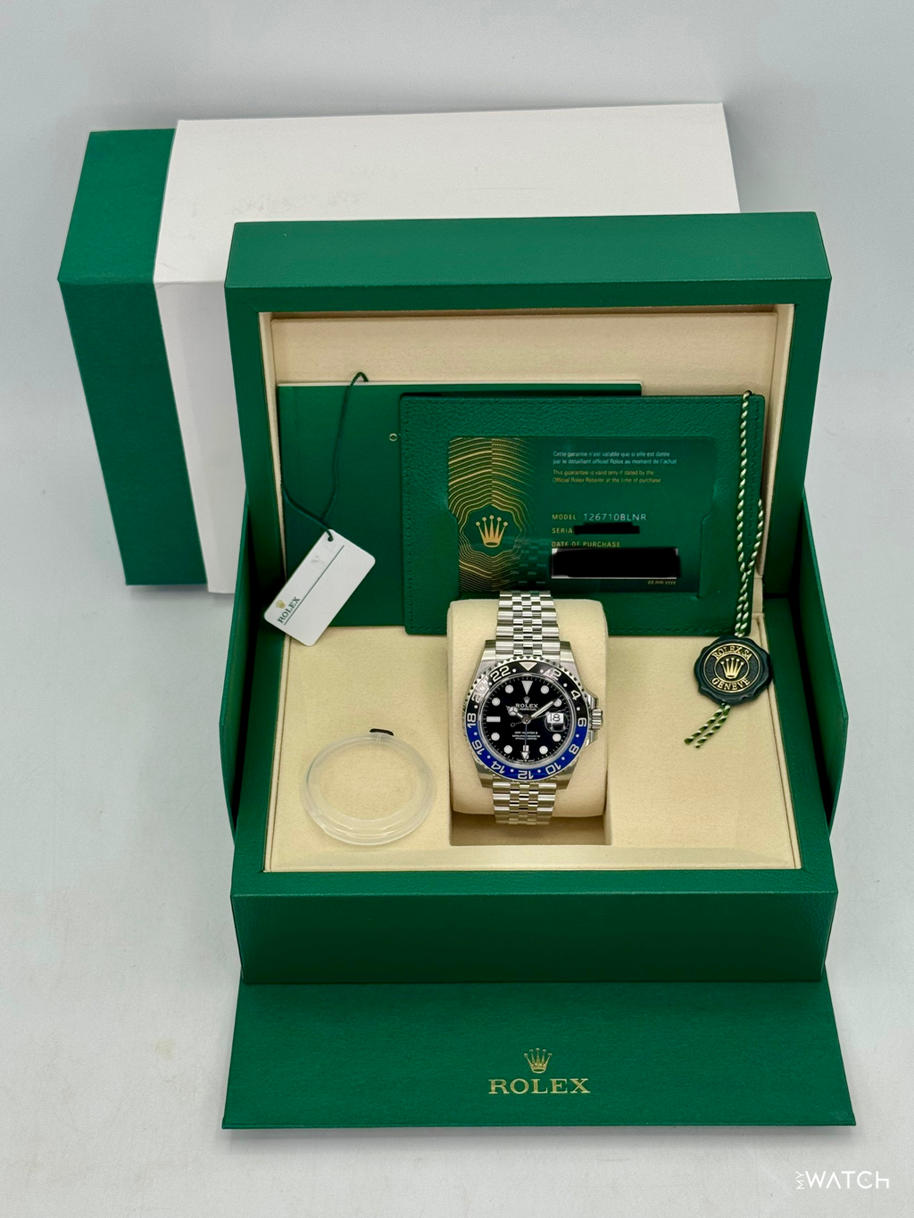 NEW 2026 Rolex GMT-Master II "Batgirl" 40mm 126710BLNR Jubilee (STICKERED)