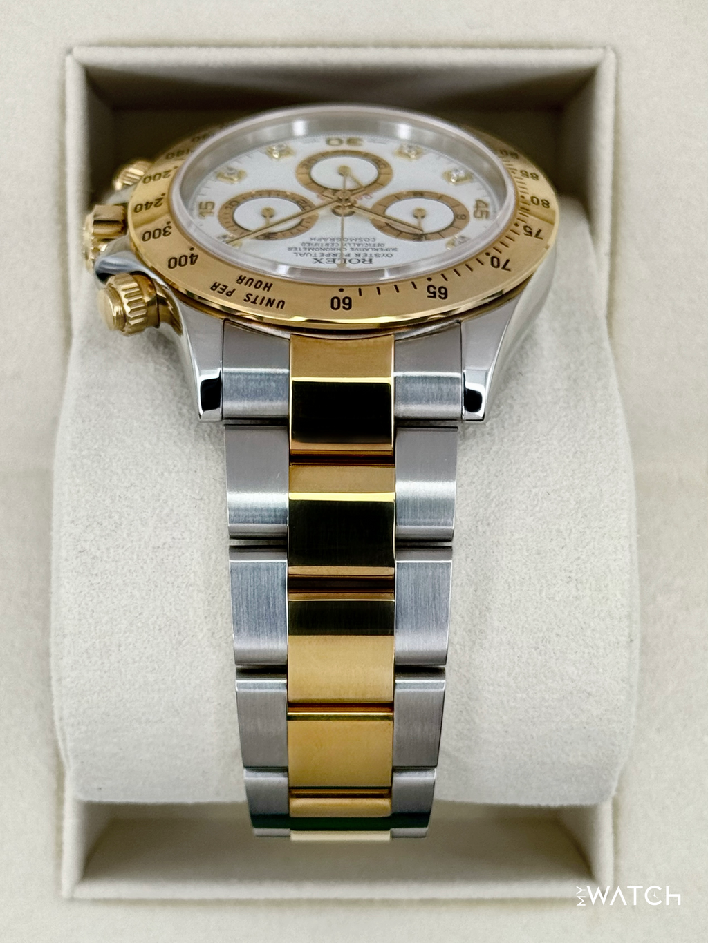 2005 Rolex Daytona 40mm 116523 Two-Tone White Diamond Dial (Collectors Set)