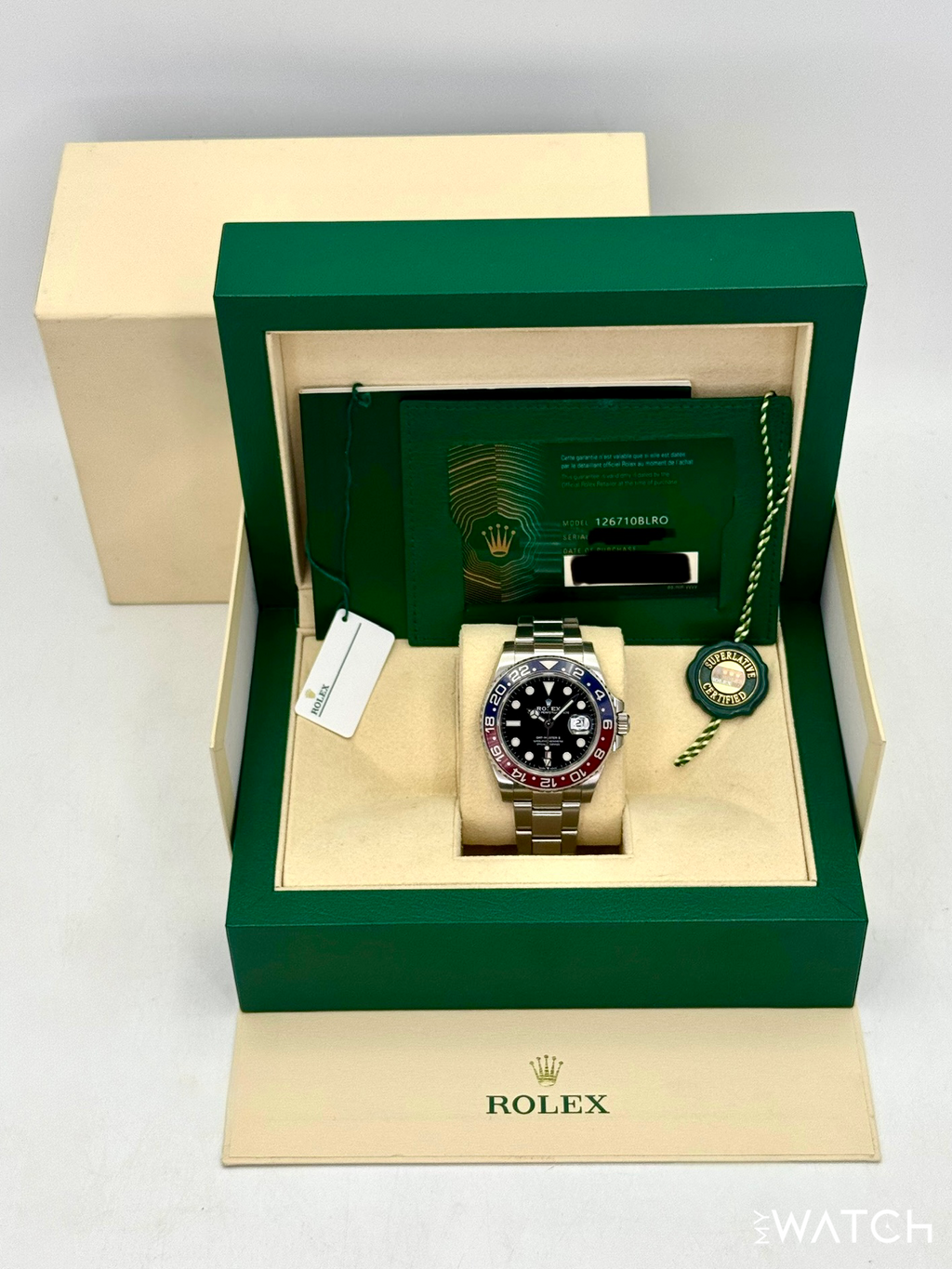 2022 Rolex GMT-Master II "Pepsi" 40mm 126710BLRO Oyster