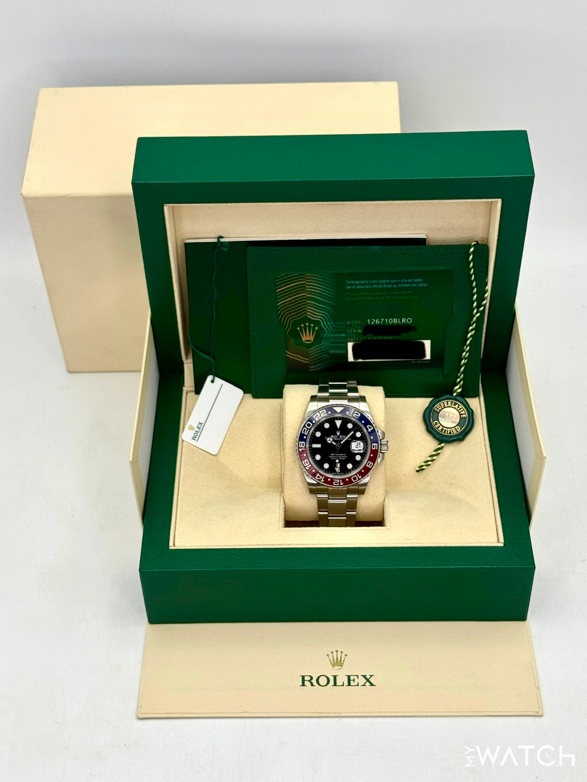 2022 Rolex GMT-Master II "Pepsi" 40mm 126710BLRO Oyster