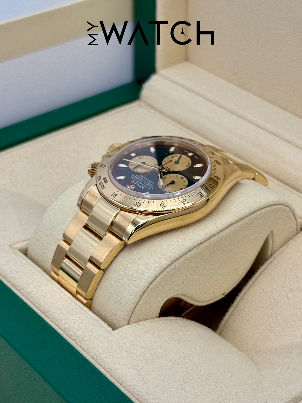 2000 Rolex Daytona "Paul Newman" 40mm 116528 Yellow Gold Black Dial