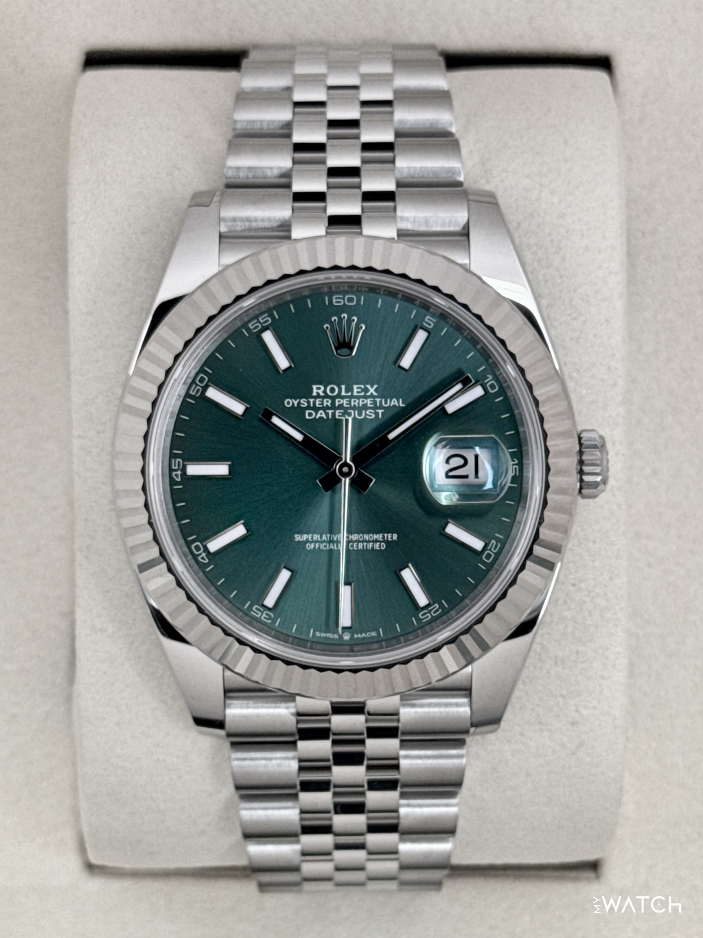 NEW 2026 Rolex Datejust 41mm 126334 Jubilee Green Dial