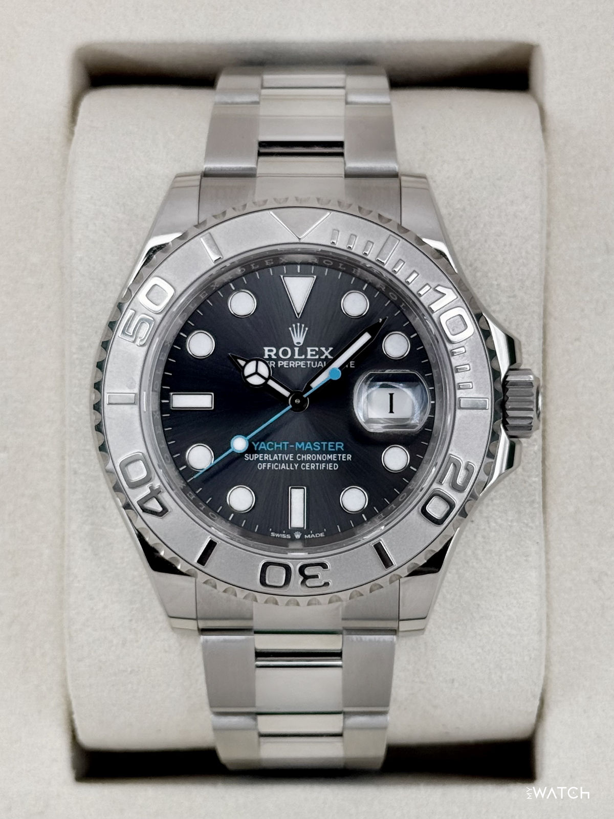 2025 Rolex Yacht-Master 40mm 126622 Stainless Steel Rhodium Dial