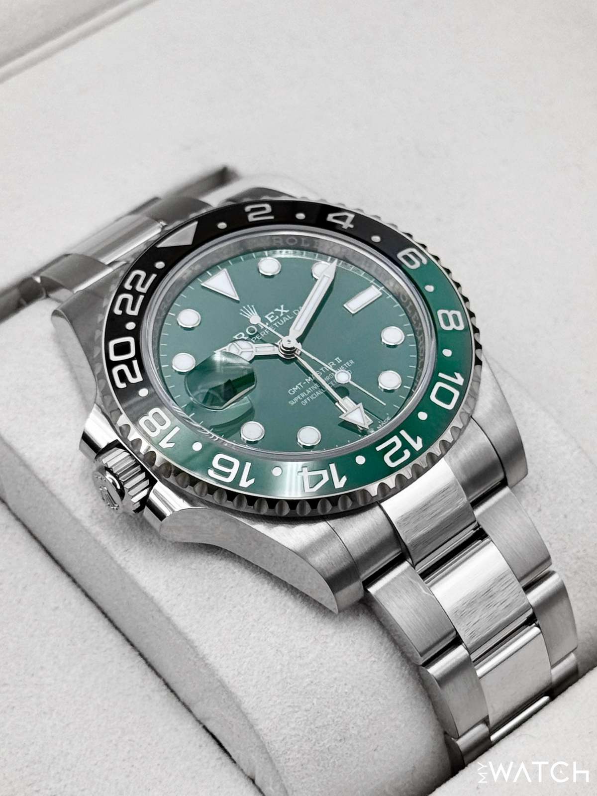 NEW 2026 Rolex GMT-Master II "Sprite" 40mm 126729VTNR White Gold Oyster