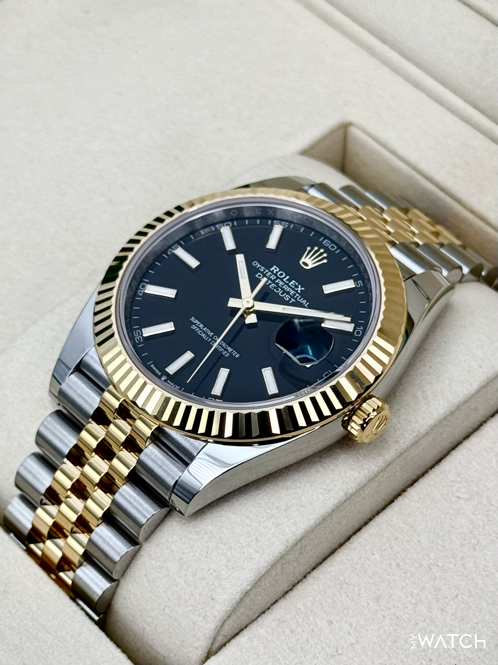 NEW 2026 Rolex Datejust 41mm 126333 Two-Tone Jubilee Black Dial