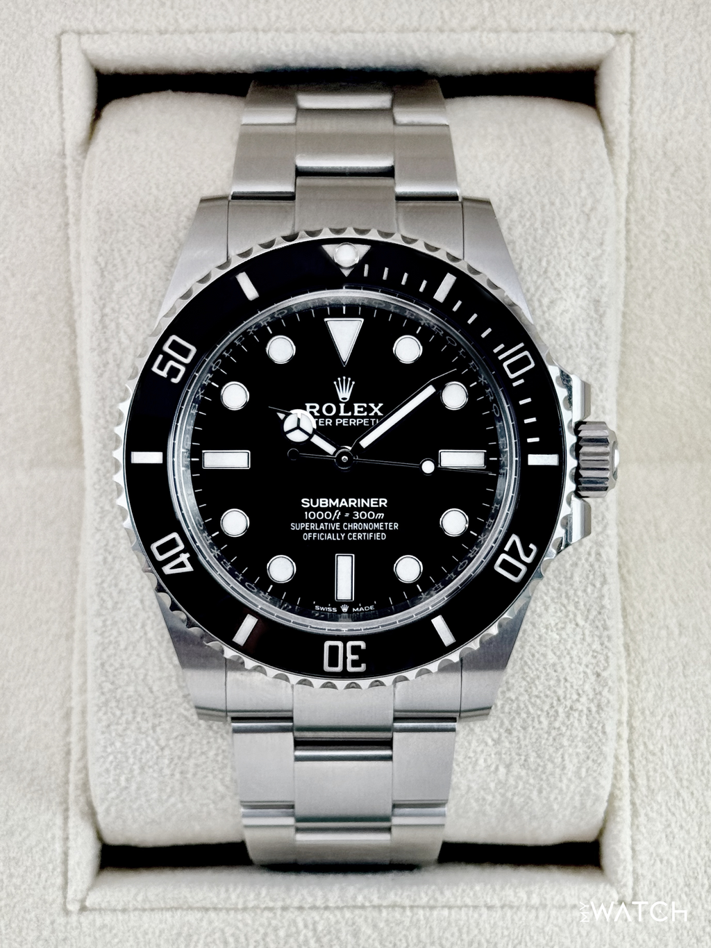 2024 Rolex Submariner 41mm 124060 Stainless Steel Black Dial