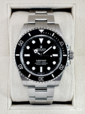 2024 Rolex Submariner 41mm 124060 Stainless Steel Black Dial