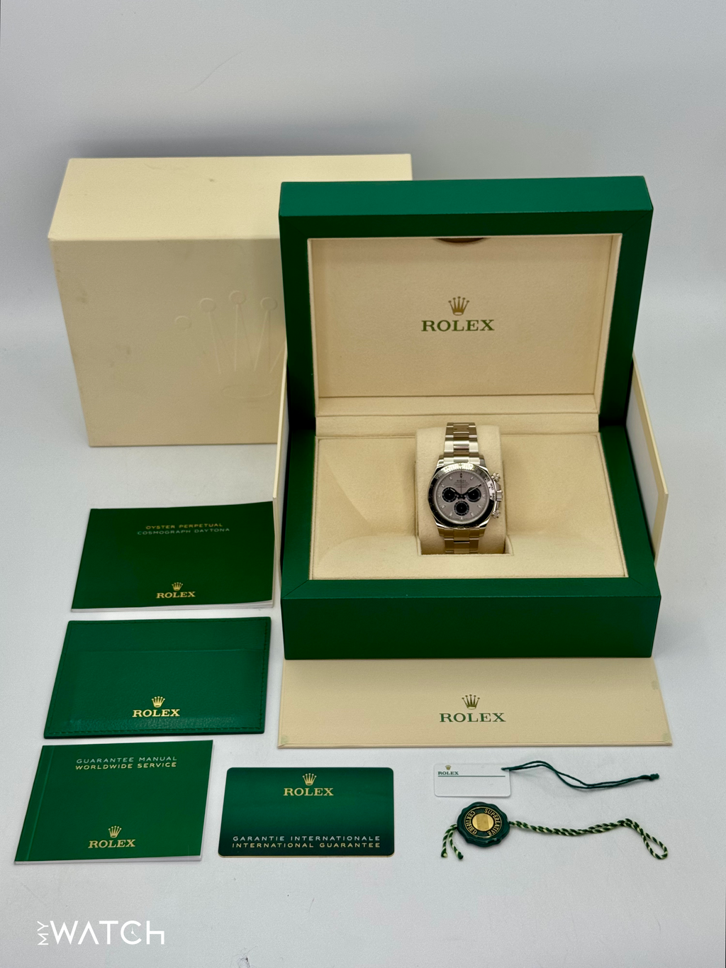 2020 Rolex Daytona "Ghost" 40mm 116509 White Gold Silver Dial
