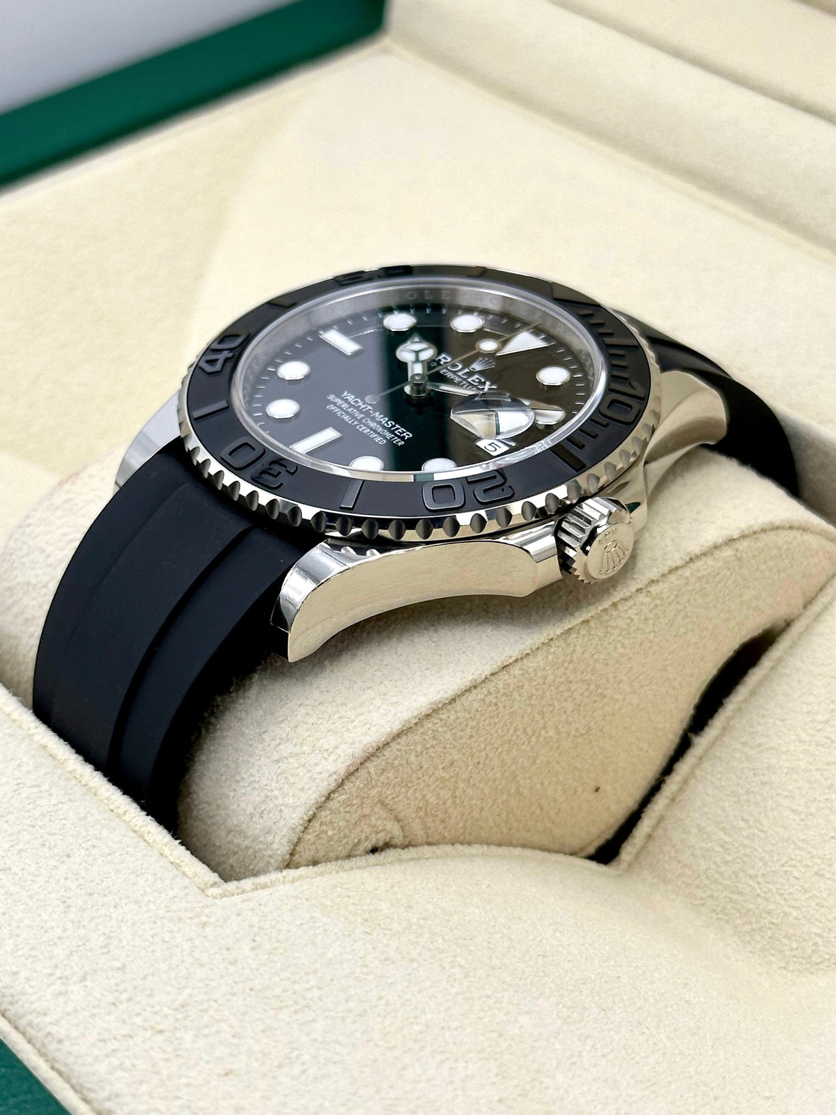 NEW 2026 Rolex Yacht-Master 42mm 226659 White Gold Oysterflex Black Dial