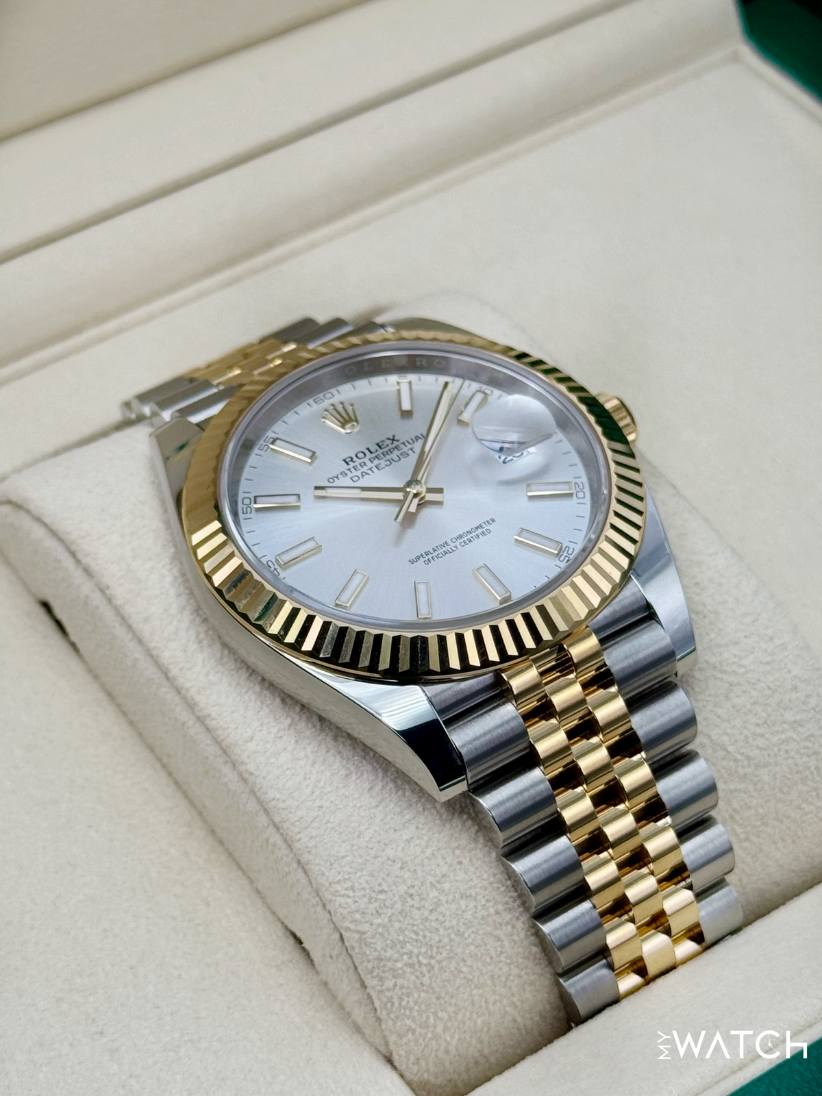 NEW 2025 Rolex Datejust 41mm 126333 Two-Tone Jubilee Silver Dial (STICKERED)