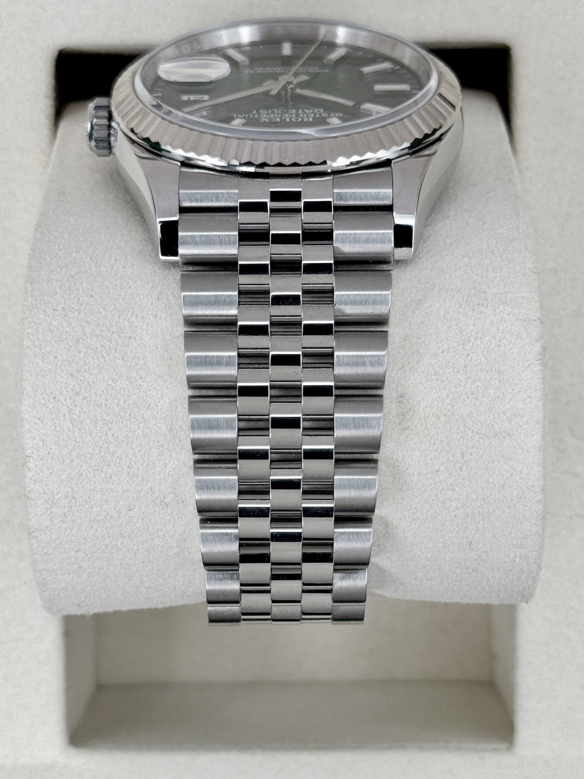 2026 Rolex Datejust 36mm 126234 Stainless Steel Jubilee Green Ombre Dial